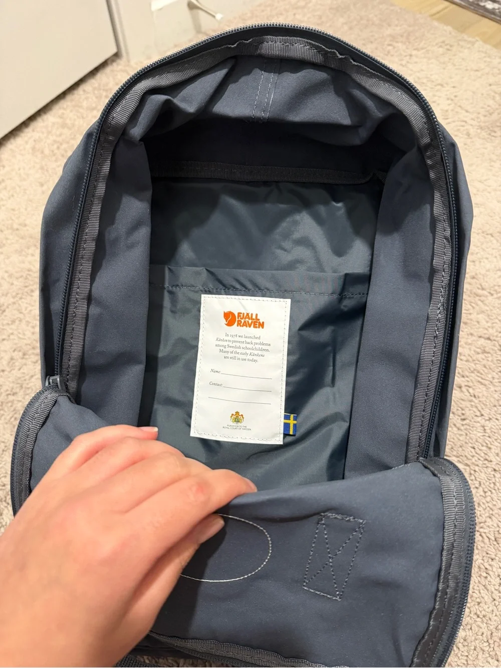 Fjallraven Kånken Slate Blue Backpack